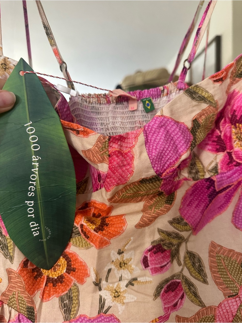 FARM Rio Vestido Longo Balonê Izabel floral print maxi dress - Picture 5 of 8